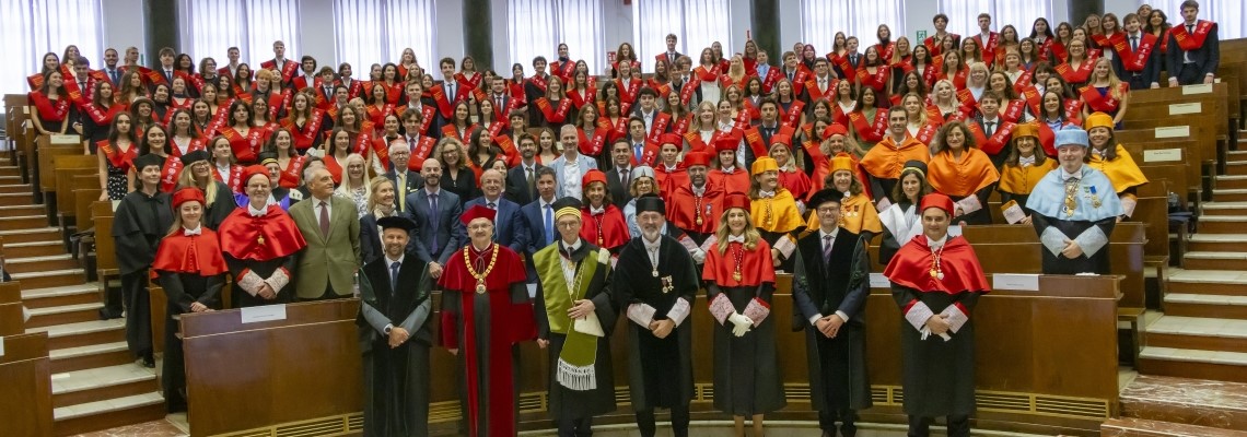 La Complutense acoge la ceremonia de graduación de la primera promoción del BAES, el primer grado conjunto europeo, creado en el seno de la alianza Una Europa